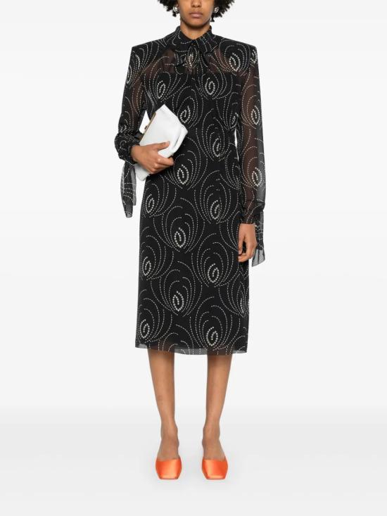 26SS 프라다 미디 원피스 P3M63SOOO14VN F0002 NERO - PRADA