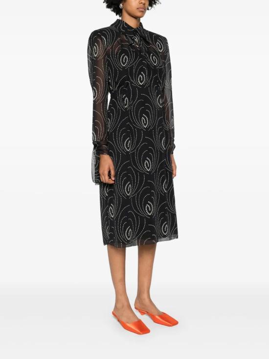 26SS 프라다 미디 원피스 P3M63SOOO14VN F0002 NERO - PRADA