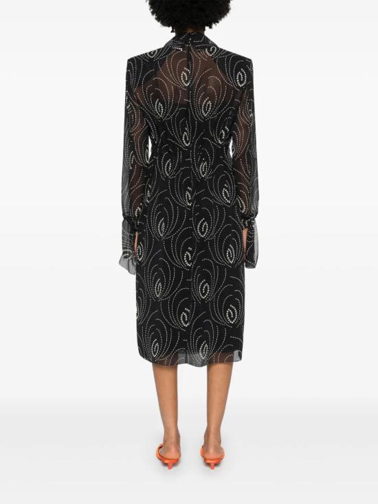 26SS 프라다 미디 원피스 P3M63SOOO14VN F0002 NERO - PRADA