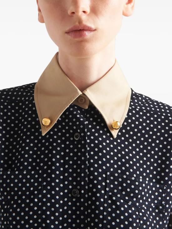 26SS 프라다 미디 원피스 P3L82MSOOO14JB F0008 BLEU - PRADA