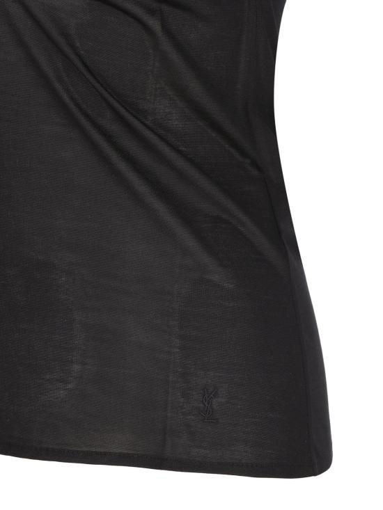 26SS 생로랑 반팔 티셔츠 761463Y37NH 1000 BLACK - SAINT LAURENT