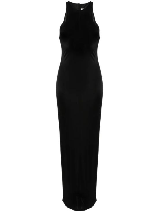 26SS 생로랑 미디 원피스 771687Y37LI 1000 NOIR