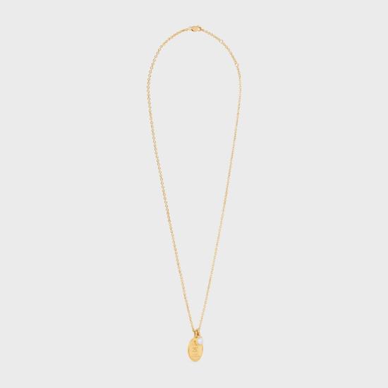 26SS 셀린느 네크리스 B104U6PRB 01GI GOLDIVORY 01GI GOLD IVORY - CELINE