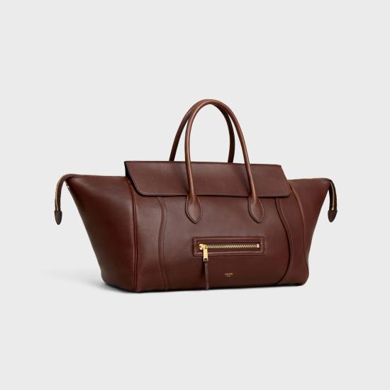 26SS 셀린느 미디움 뉴 러기지 서플 샤이니 램스킨 L100E3GW2 28BK BRICK - CELINE