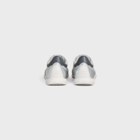 26SS 셀린느 레이서 로우 탑 스니커즈 364365321C GHE0 LIGHT GREYSILVER GHE0 LIGHT GREY SILVER - CELINE