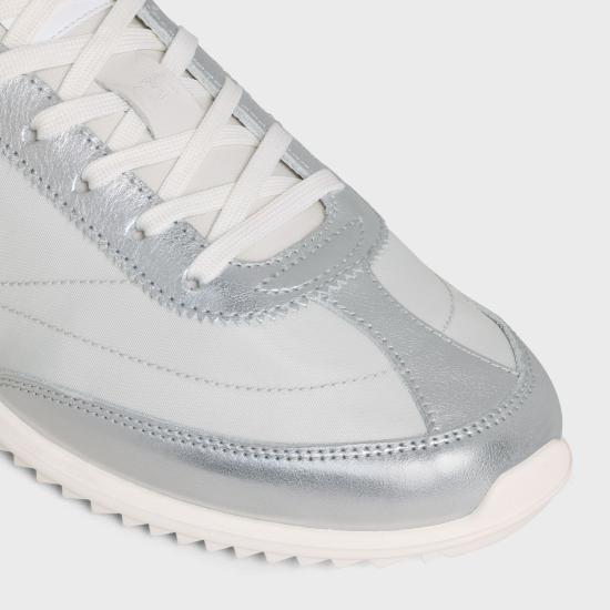 26SS 셀린느 레이서 로우 탑 스니커즈 364365321C GHE0 LIGHT GREYSILVER GHE0 LIGHT GREY SILVER - CELINE