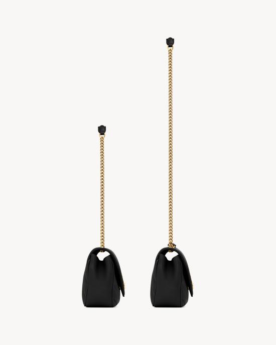 26SS 생로랑 루루 마틀라세 램스킨 스몰 숄더백 801437AAEAX 1000 BLACK - SAINT LAURENT