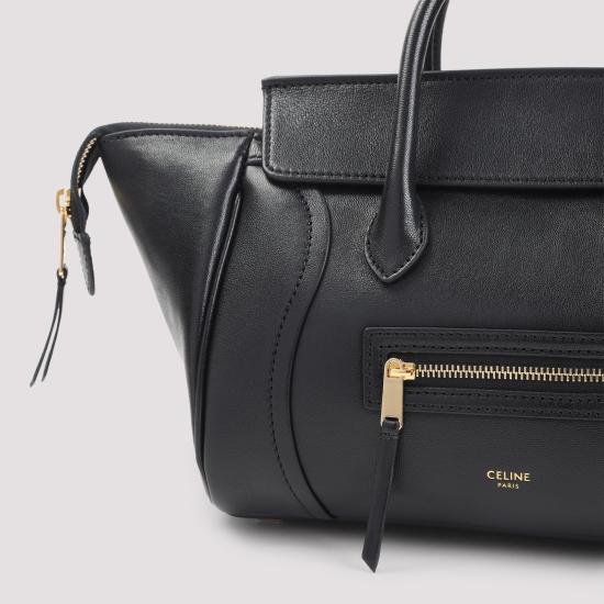 26SS 셀린느 스몰 뉴 러기지백 서플 샤이니 램스킨 124213GW2 38NO - CELINE