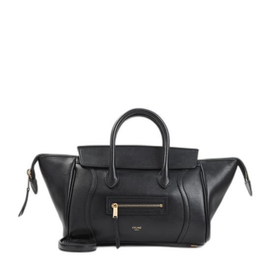 26SS 셀린느 스몰 뉴 러기지백 서플 샤이니 램스킨 124213GW2 38NO