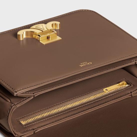 26SS 셀린느 틴 트리옹프 백 188423BF4 19BG GLACED BROWN - CELINE