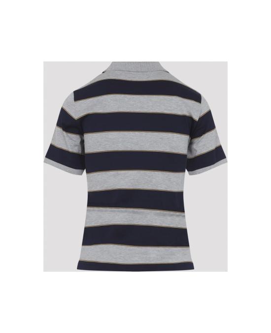 26SS 미우미우 반팔 티셔츠 MJN536SOOO14RT F005R BLUGRIGIO F005R BLU GRIGIO - MIU MIU