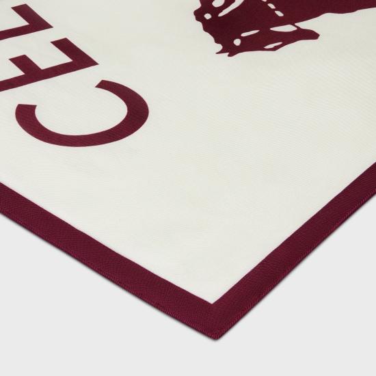 26SS 셀린느 스웨터 실크 크윌 스카프 2AW902Q32 GGN8 TANREDBLUE GGN8 TAN RED BLUE - CELINE