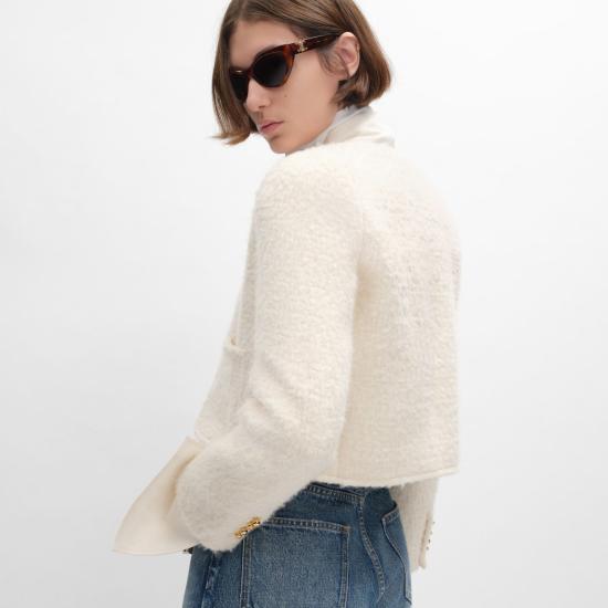 26SS 셀린느 자켓 2V18V1086 01BC WHITE - CELINE