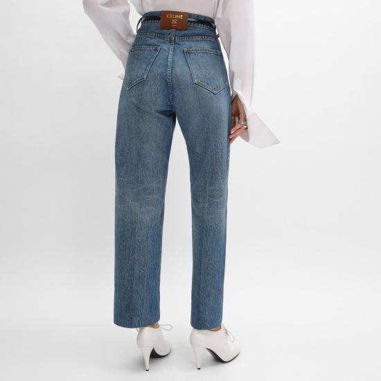 26SS 셀린느 코튼 데님 보이프렌드 진 001 RP0B9930F GFV6 VIVIENNE GLASS - CELINE