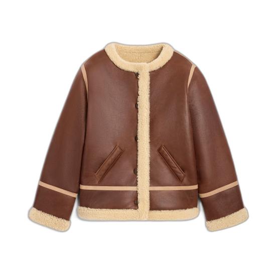 25FW 셀린느 무스탕 RV0MH889V GCR4 CREAMGANACHE GCR4 CREAM GANACHE