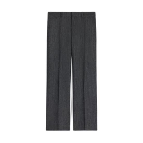 25FW 셀린느 스트라이프 울 플란넬 팬츠 RP05J772W 08CR GRISCRAIE 08CR GRIS CRAIE