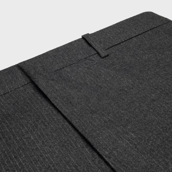 25FW 셀린느 스트라이프 울 플란넬 팬츠 RP05J772W 08CR GRISCRAIE 08CR GRIS CRAIE - CELINE