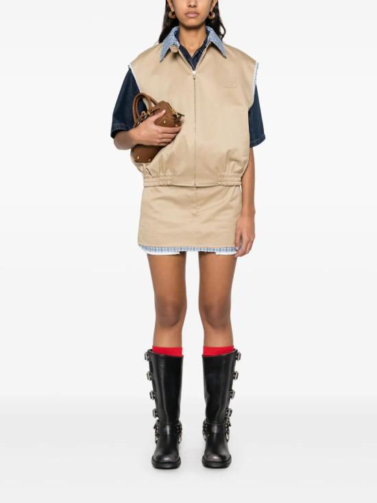 26SS 미우미우 숏 스커트 MG2383SOOO1UPX F0065 CORDA - MIU MIU