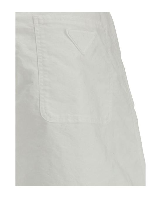 26SS 프라다 스트레이트 팬츠 SPH461SOOO16FS F0009 BIANCO - PRADA