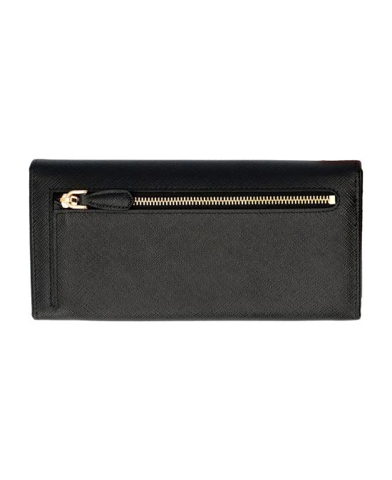 26SS 프라다 사피아노 레더 트라이앵글 로고 플랩 장지갑 1MH132QHH F0002 NERO - PRADA