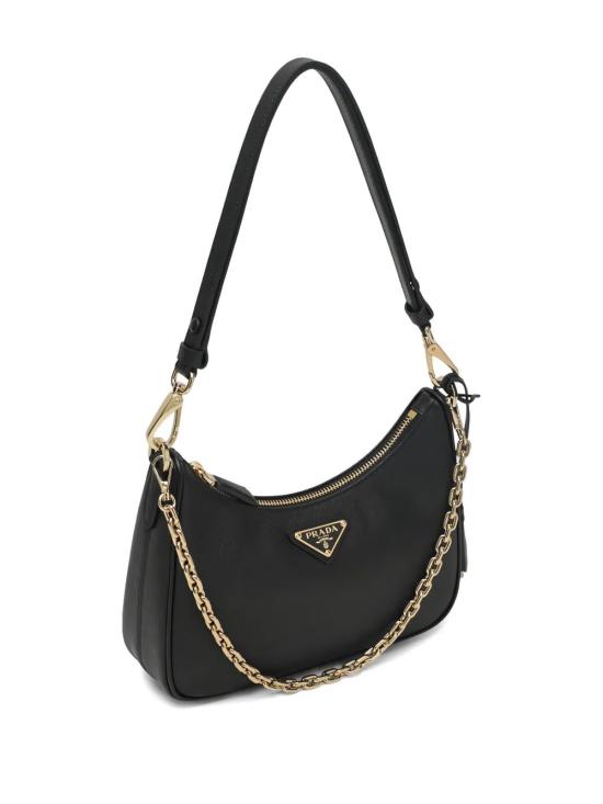 26SS 프라다 리에디션 미니 페이턴트 숄더백 1BC204VQOMNZV F0632 NERO1 - PRADA