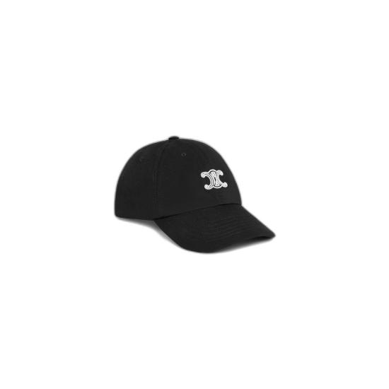 26SS 셀린느 코튼 트윌 비비안 캡 AA0GV2U74 37BW BLACKWHITE 37BW BLACK WHITE