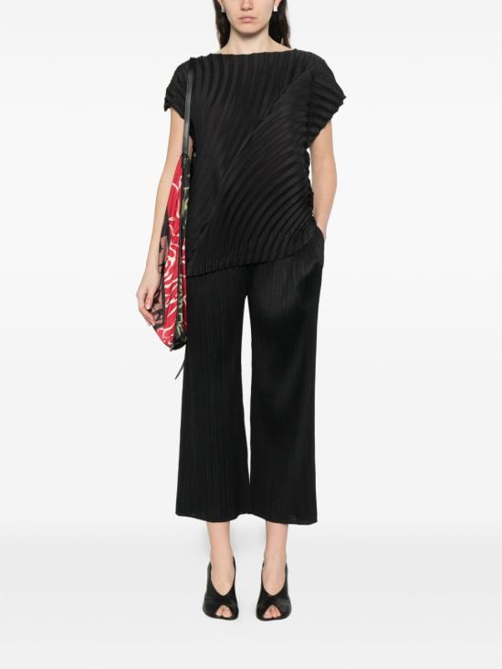 26SS 플리츠플리즈 스트레이트 팬츠 PP66JF125 15 Black - PLEATS PLEASE