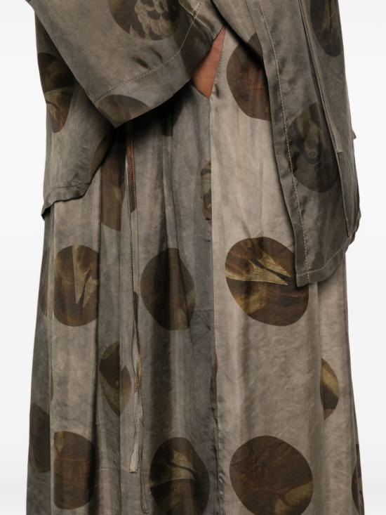 26SS 우마 왕 미디 스커트 UP2001 UW086 Grey - UMA WANG