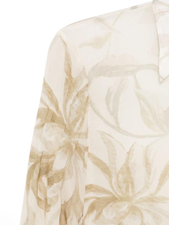 26SS 세미쿠튀르 셔츠 Y6SS10 FLW57 Beige - SEMI-COUTURE