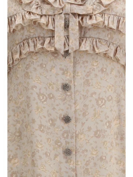 26SS 알레산드라리치 미디 원피스 FABX4297F4670 1682 BEIGE - ALESSANDRA RICH