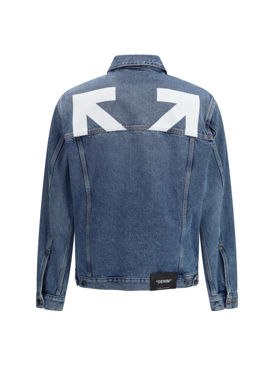 26SS 오프화이트 데님 자켓 44MYE09QS26D002400 4000 LIGHT BLUE - OFF WHITE