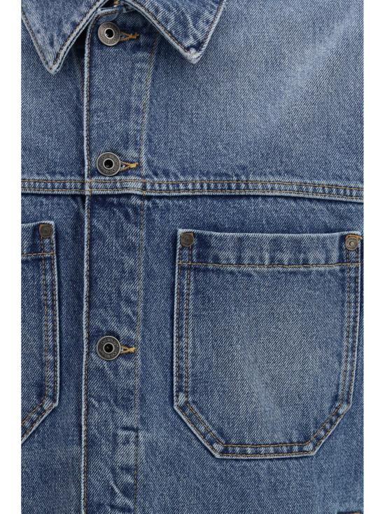 26SS 오프화이트 데님 자켓 44MYE09QS26D002400 4000 LIGHT BLUE - OFF WHITE