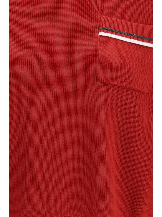 26SS 브루넬로 쿠치넬리 스웨터 M19253200 CH467 RED - BRUNELLO CUCINELLI