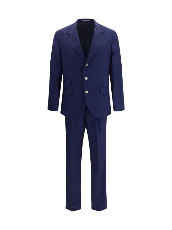 26SS 브루넬로 쿠치넬리 수트 세트 M032PLDWH C350 BLUE