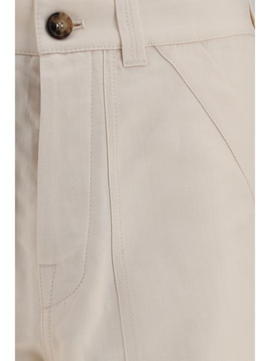 26SS 브루넬로 쿠치넬리 스트레이트 팬츠 MH255S2470 C2441 CREAM - BRUNELLO CUCINELLI