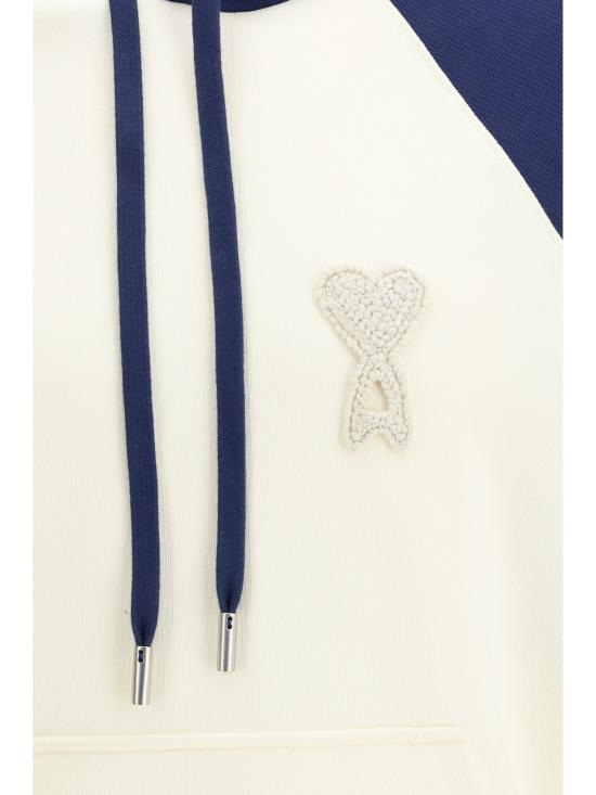 26SS 아미 후드 티셔츠 USW782747 A027 BLUE - AMI