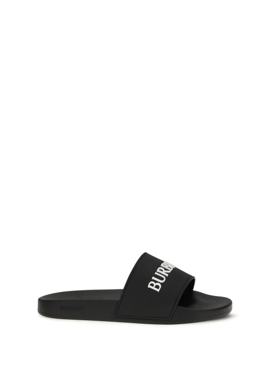 26FW 버버리 로고 슬라이드 8123601 B7281 BLACK