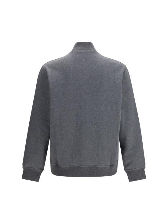 26SS 브루넬로 쿠치넬리 지퍼 디테일 테크노 코튼 플리스 MW8639072G C080 GREY - BRUNELLO CUCINELLI