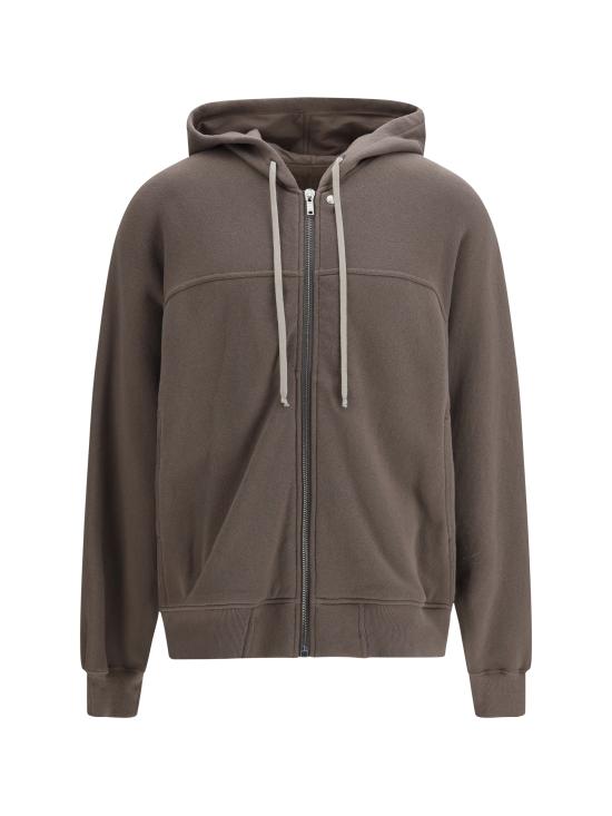 26SS 릭 오웬스 후드 티셔츠 RU01F2241 34 BROWN