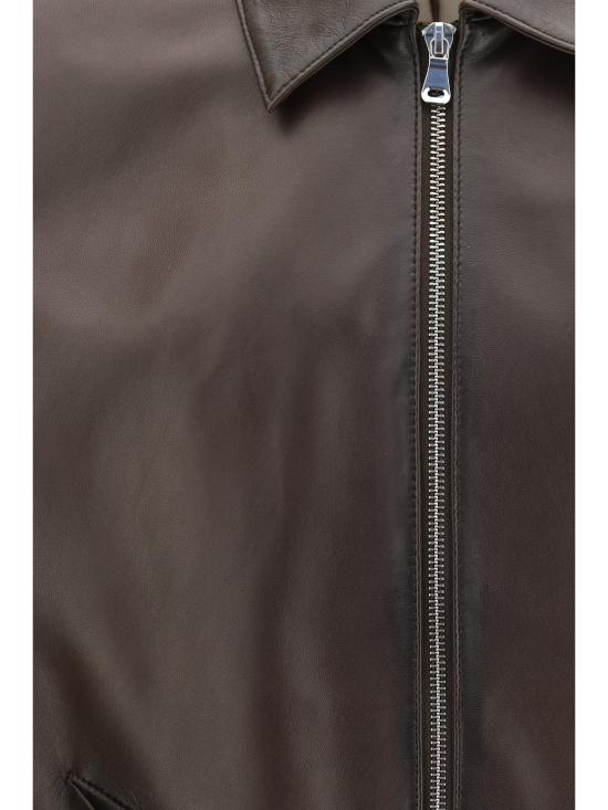 26SS 안드레아다미코 가죽 자켓 JUSTINMIMOSA 497 BROWN - ANDREA D'AMICO