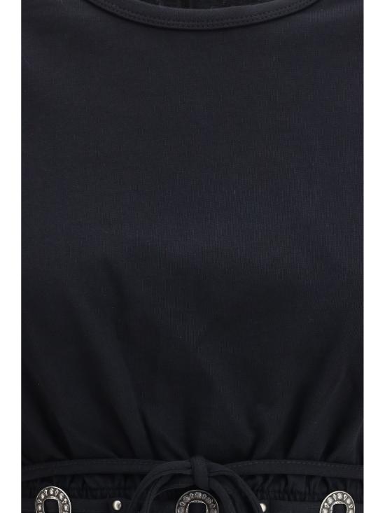 26SS 핑코 반팔 티셔츠 106907A3AR Z99 BLACK - PINKO