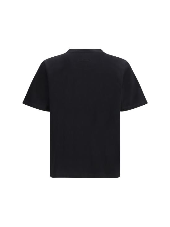 26SS MM6 메종마르지엘라 반팔 티셔츠 SH2GC0038M20048 900 BLACK - MM6 MAISON MARGIELA