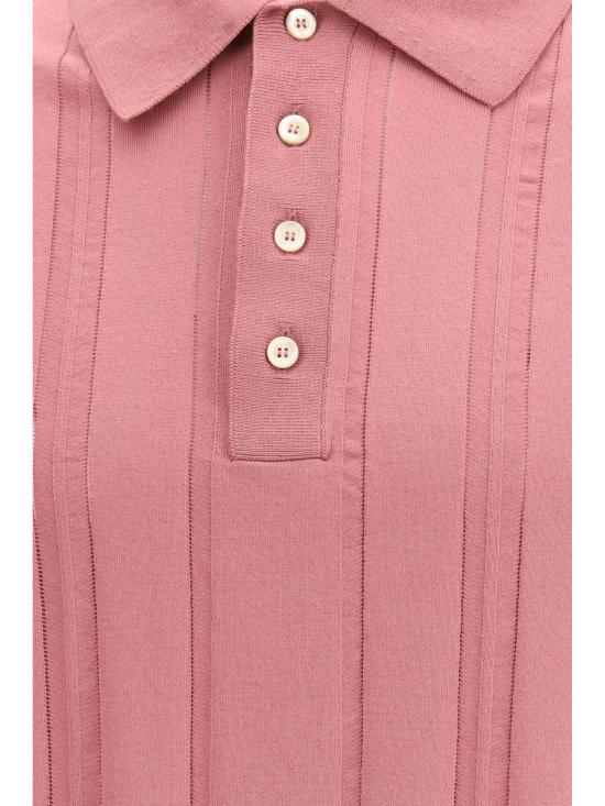 26SS 피아젠차 폴로 티셔츠 M1140018001 418 PINK - PIACENZA 1733