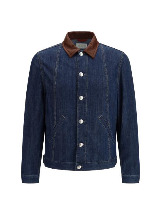 26SS 브루넬로 쿠치넬리 데님 블루종 MH2636914 COH51 BLUE