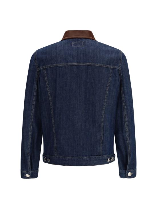 26SS 브루넬로 쿠치넬리 데님 블루종 MH2636914 COH51 BLUE - BRUNELLO CUCINELLI