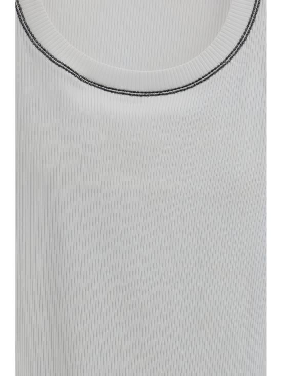 26SS 브루넬로 쿠치넬리 반팔 티셔츠 MG902BW710 C159 WHITE - BRUNELLO CUCINELLI