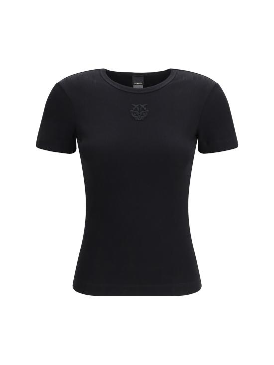 26SS 핑코 반팔 티셔츠 106815A3AL Z99 BLACK