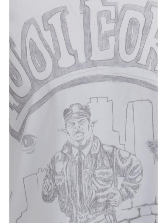 26SS 피디에프 반팔 티셔츠 DFM54029TF112 WHITE - PDF