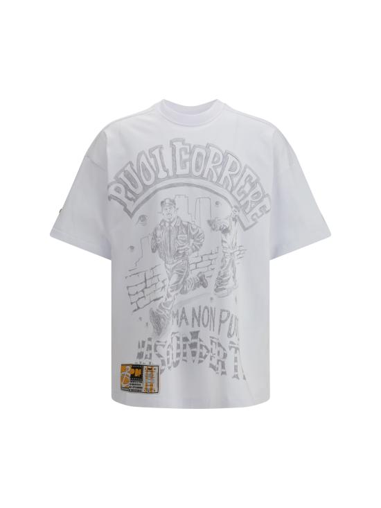 26SS 피디에프 반팔 티셔츠 DFM54029TF112 WHITE