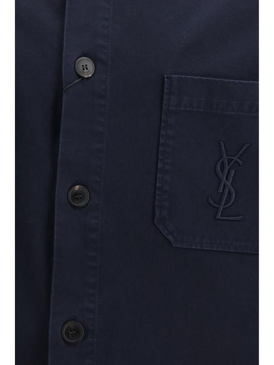 26SS 생로랑 긴팔 셔츠 861004Y04VD 5109 BLUE - SAINT LAURENT